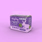 HayDay's Coarse & Crunchy Alfalfa Hay on a purple background.