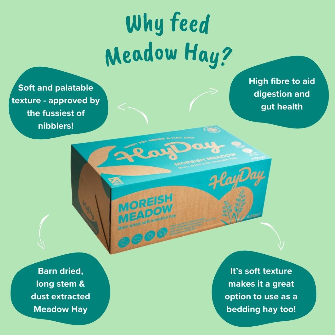 Moreish Meadow Hay 4.5kg - HayDay HQ