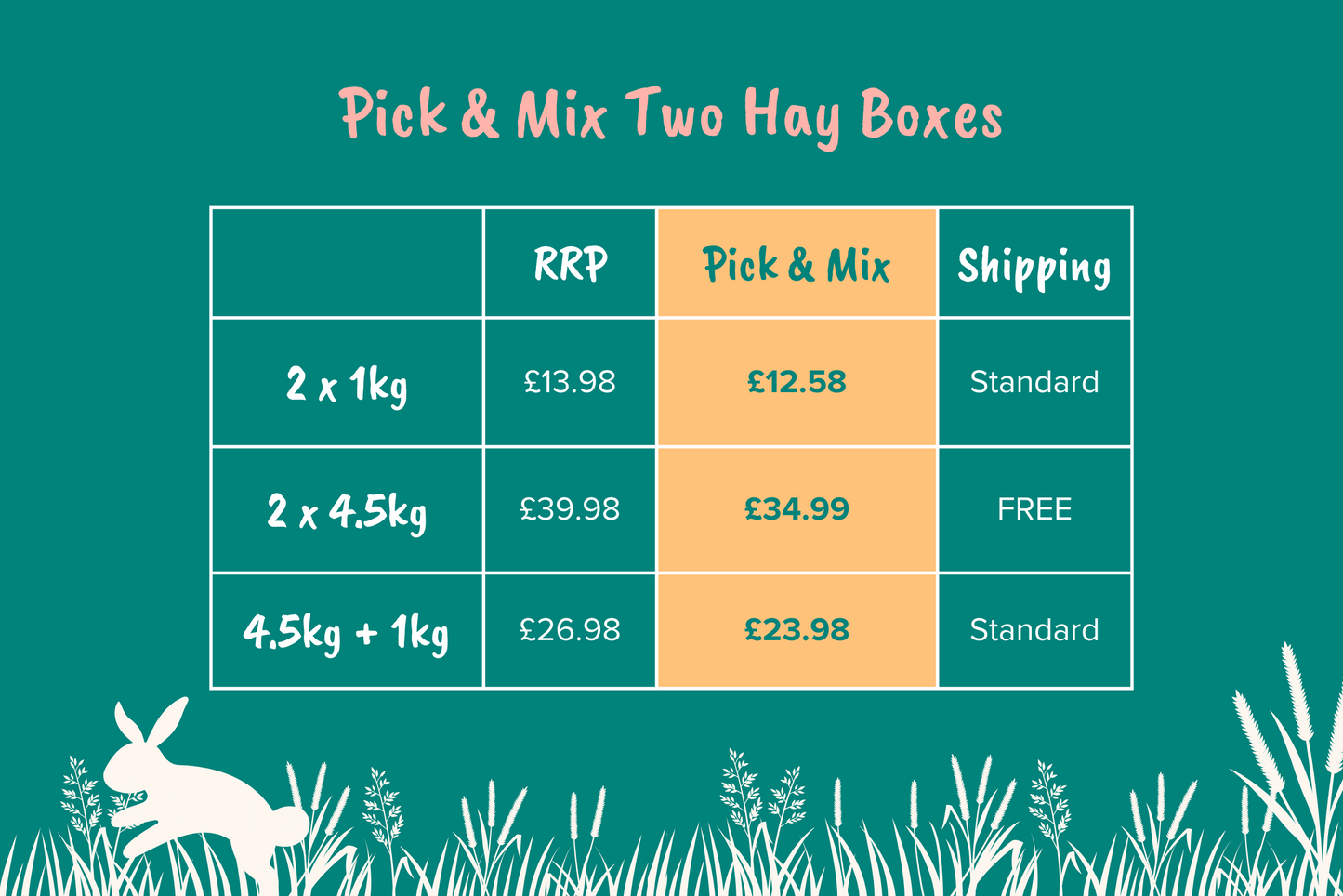 Pick & Mix: 2 x Hay Boxes